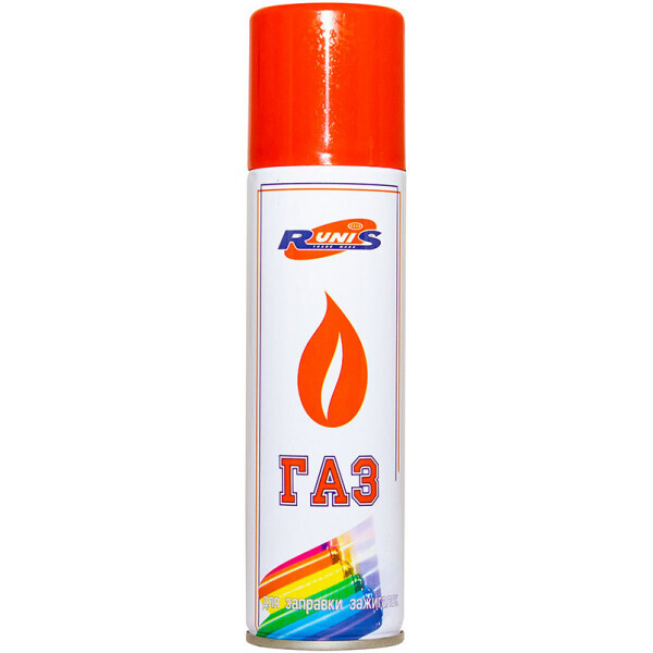 Газ для заправки зажигалок Runis 210 