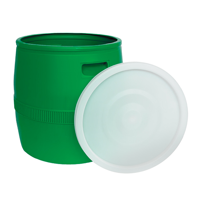 Бочка 35л с крышкой хозяйственная БЗПИ