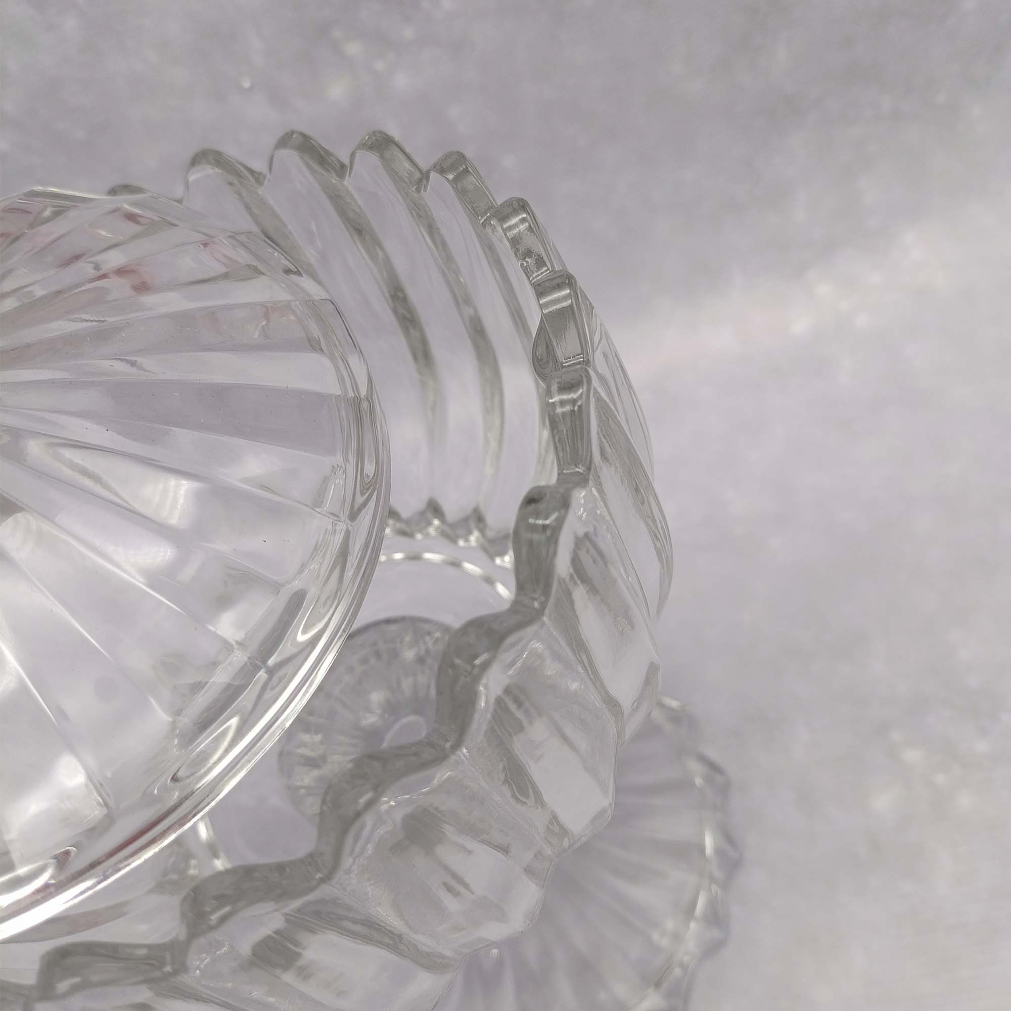 Конфетница 15х23см Лилия хрусталь РД19925