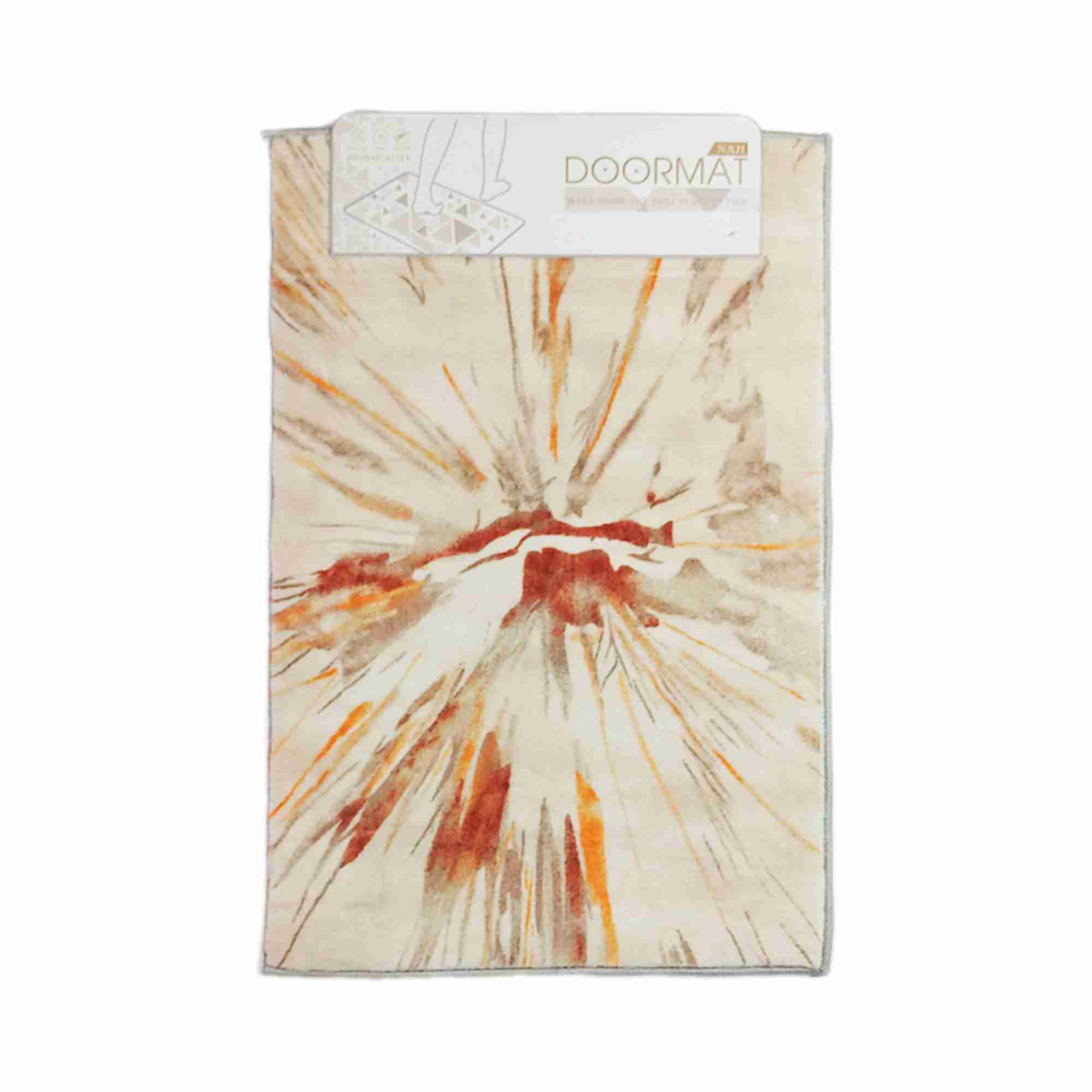 Коврик для ванной 40х60см Абстракция, велюр, оверлок РД68199