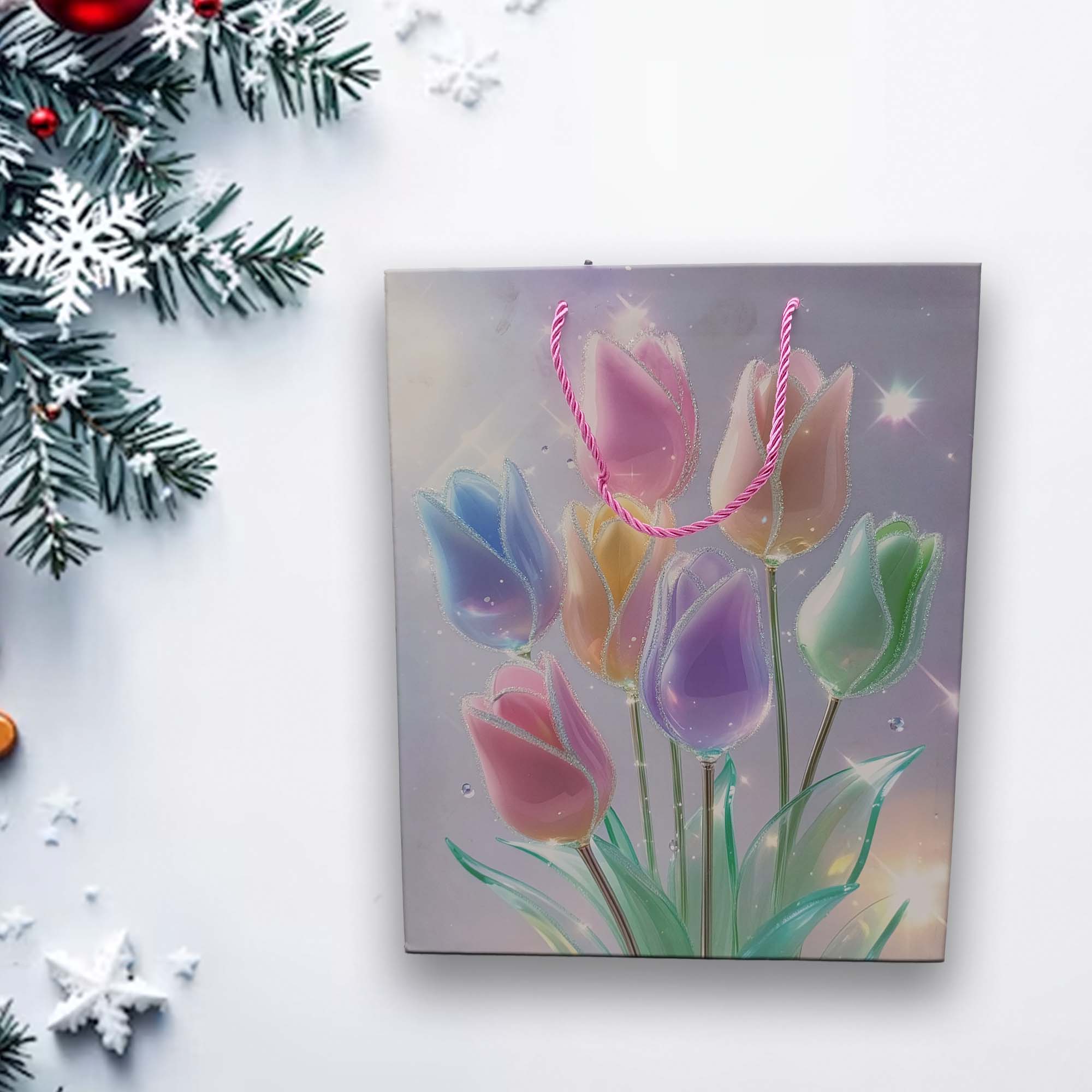 Пакет подарочный ламинированный 26х32х10см РД21249