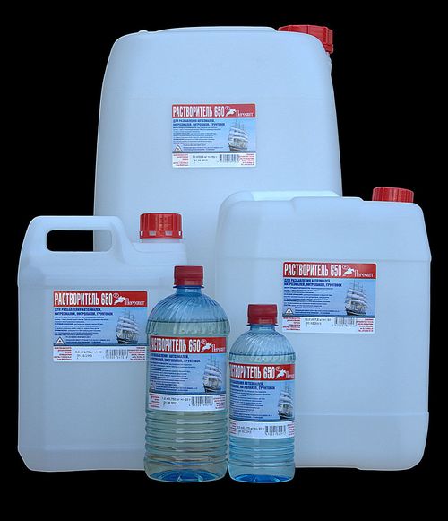 Растворитель 650 0,5л пэт  Вор.