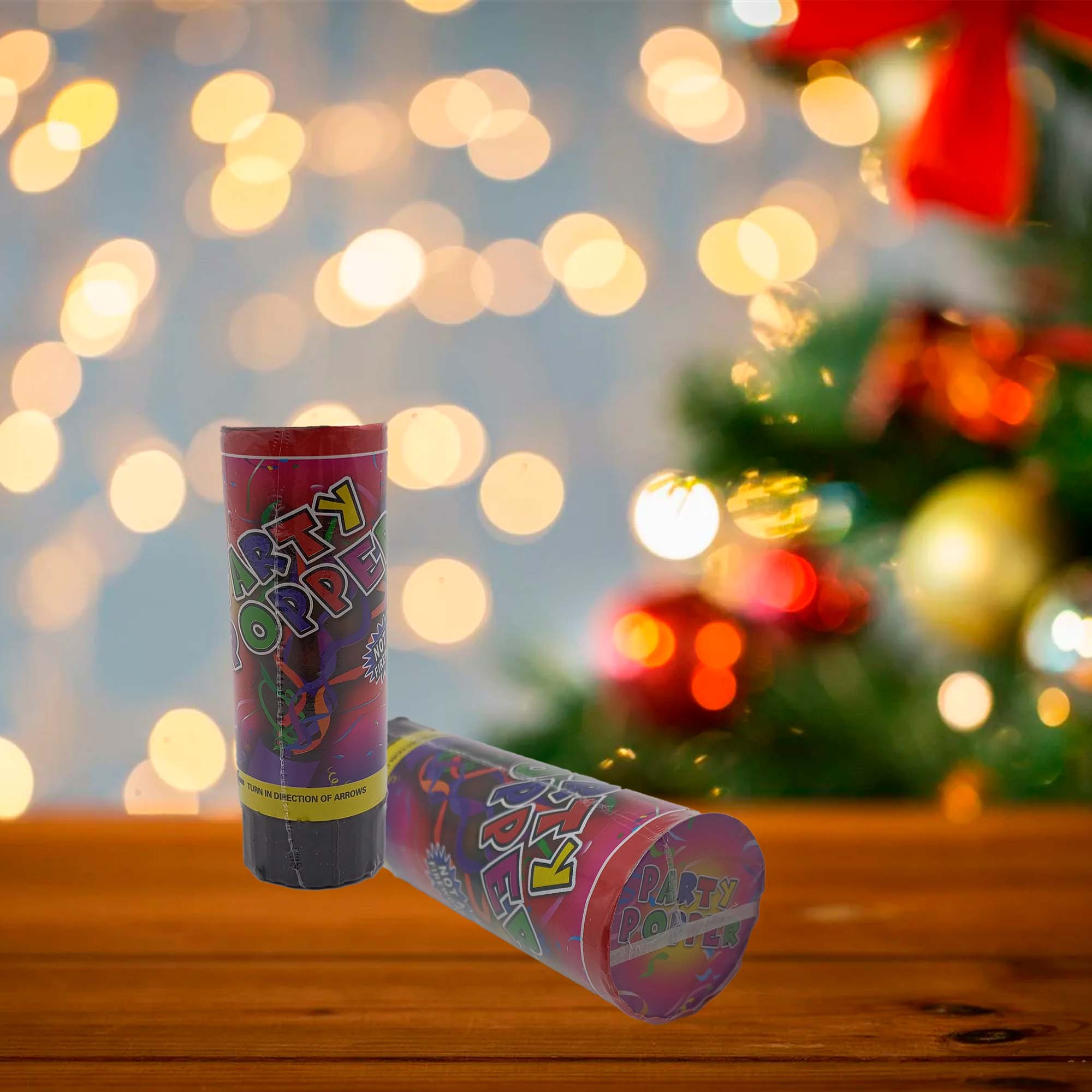 Хлопушка пневматическая Весёлый праздник 11см  РД17990