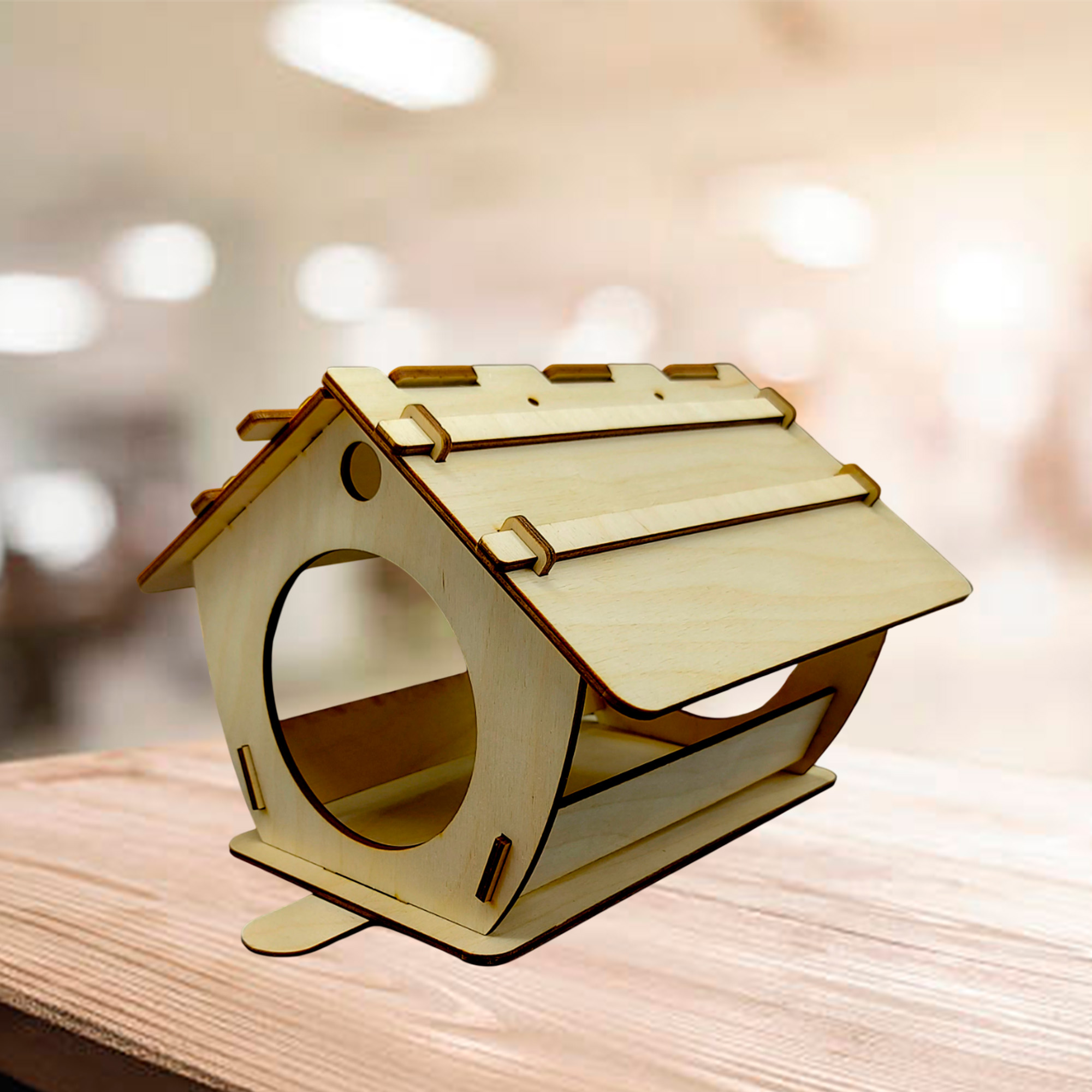 Конструктор кормушка 26*15*1,5см ДомВуд Экошпон Ф252