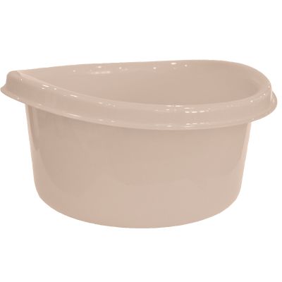 Таз 12л круглый "Vogue" бежевый