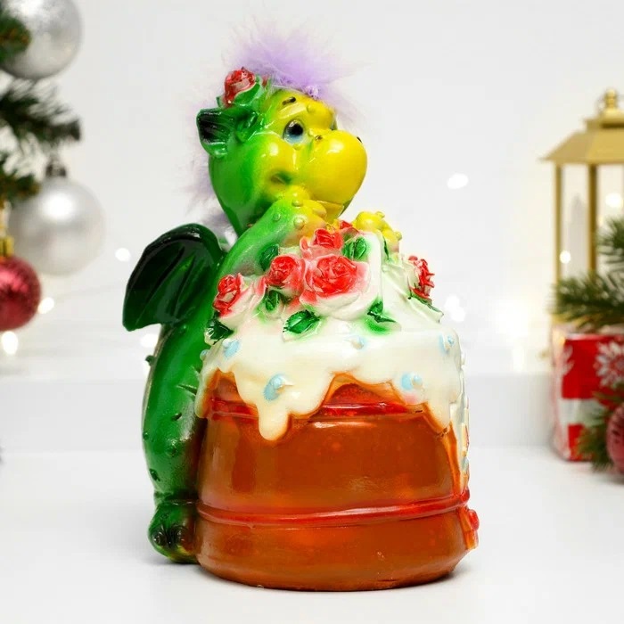 Копилка Дракон с тортом