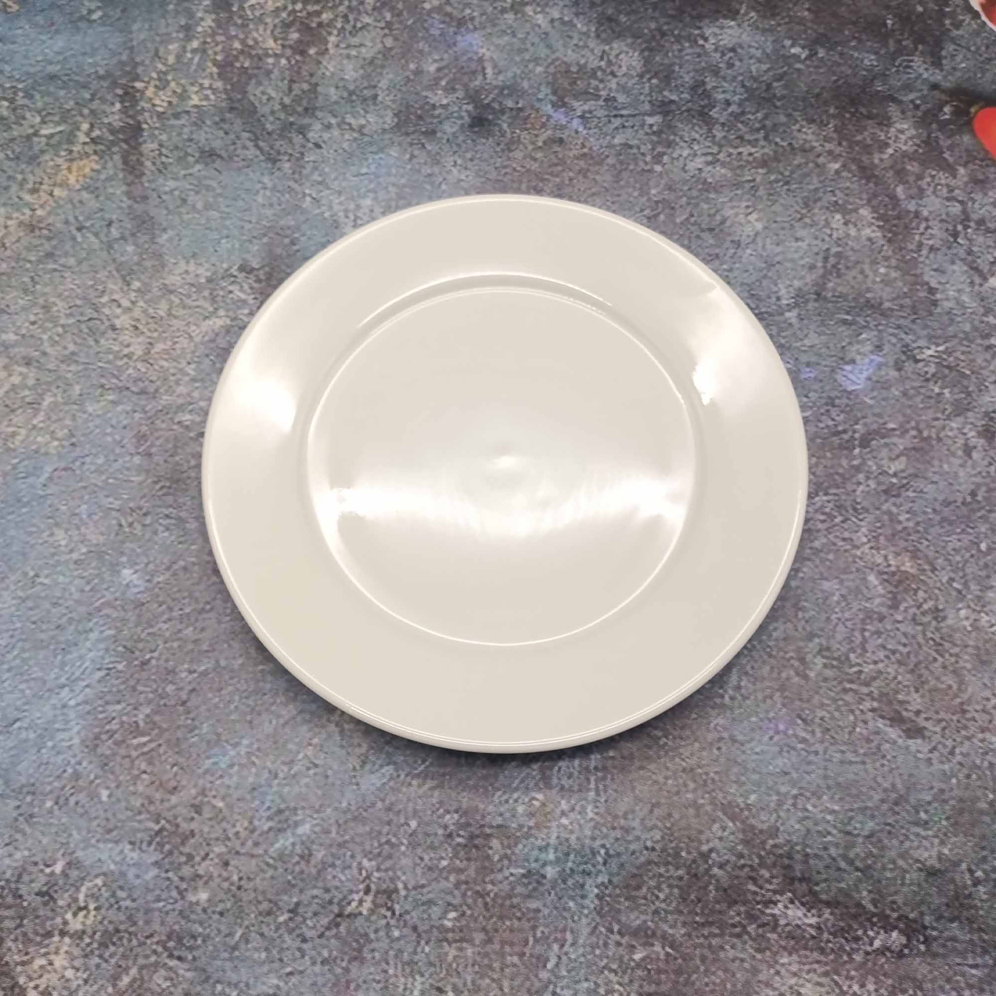 Тарелка 200мм круглая, белая РД85042