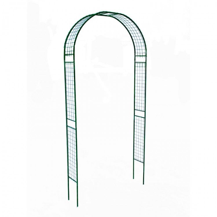 Арка садовая разборная Сетка малая зеленая