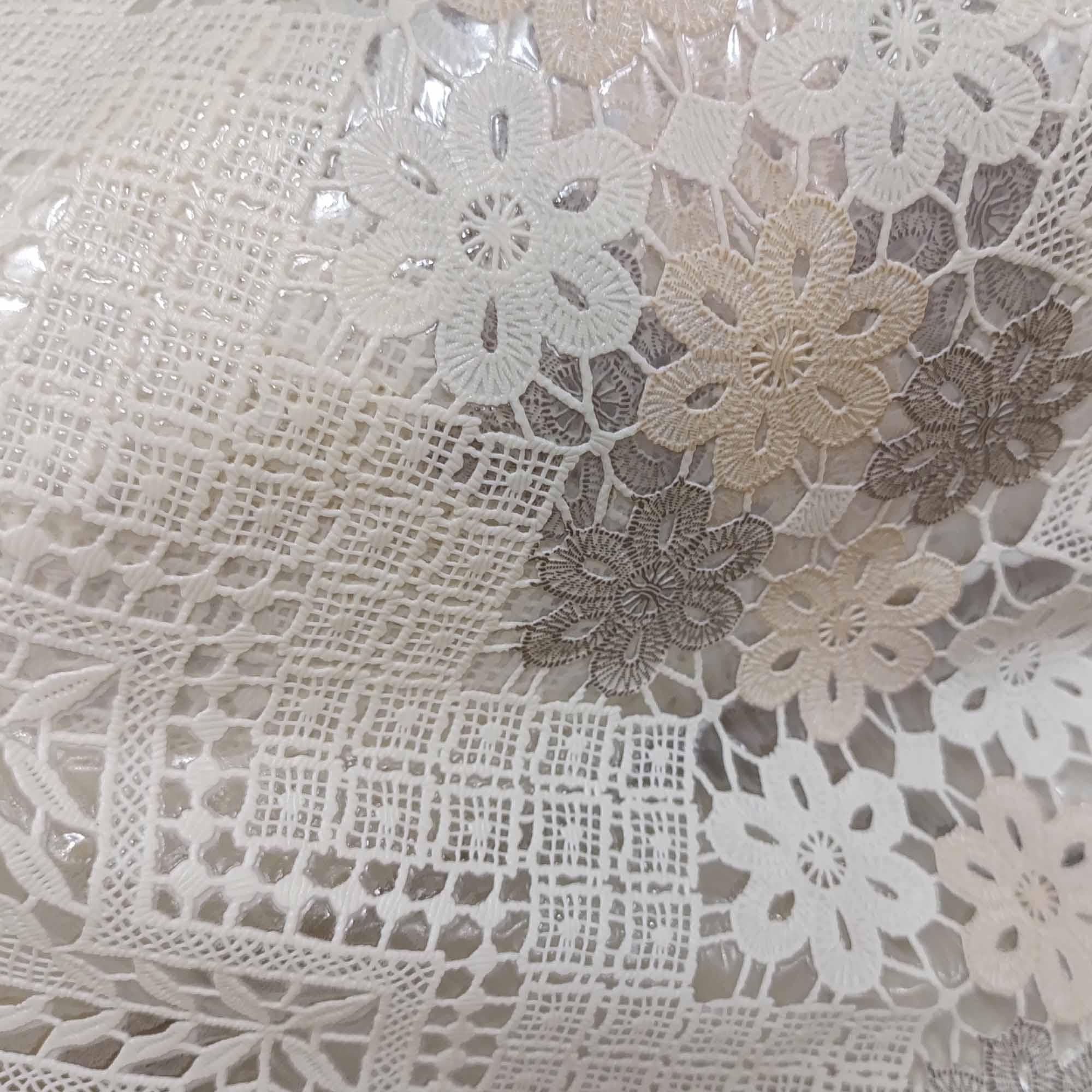 Клеёнка ажурная без основы 1,37м х20м  (цена за 1м) РД86957