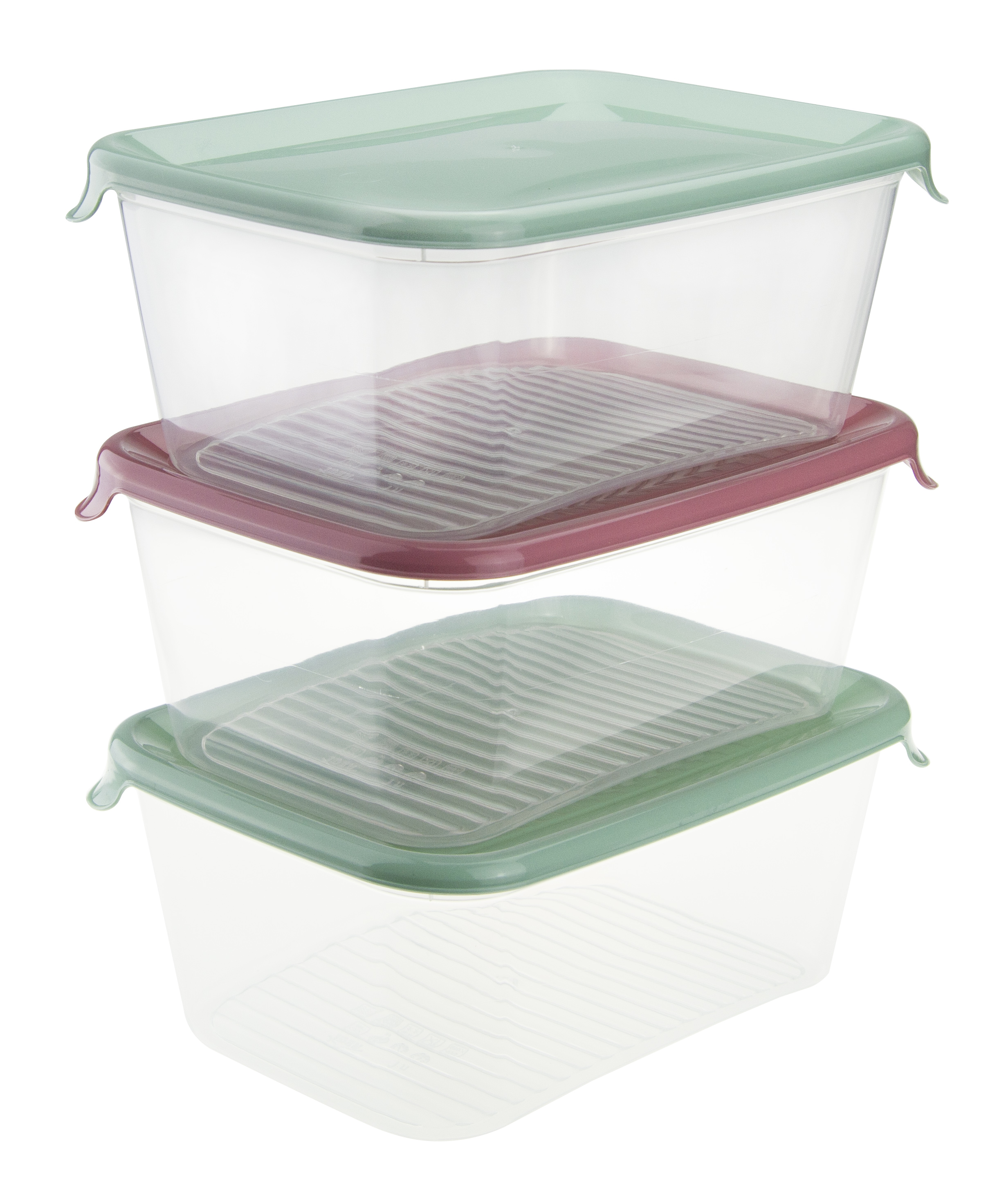 Контейнер 1,0л для продуктов ПРАКТИК Микс (разноцветный)