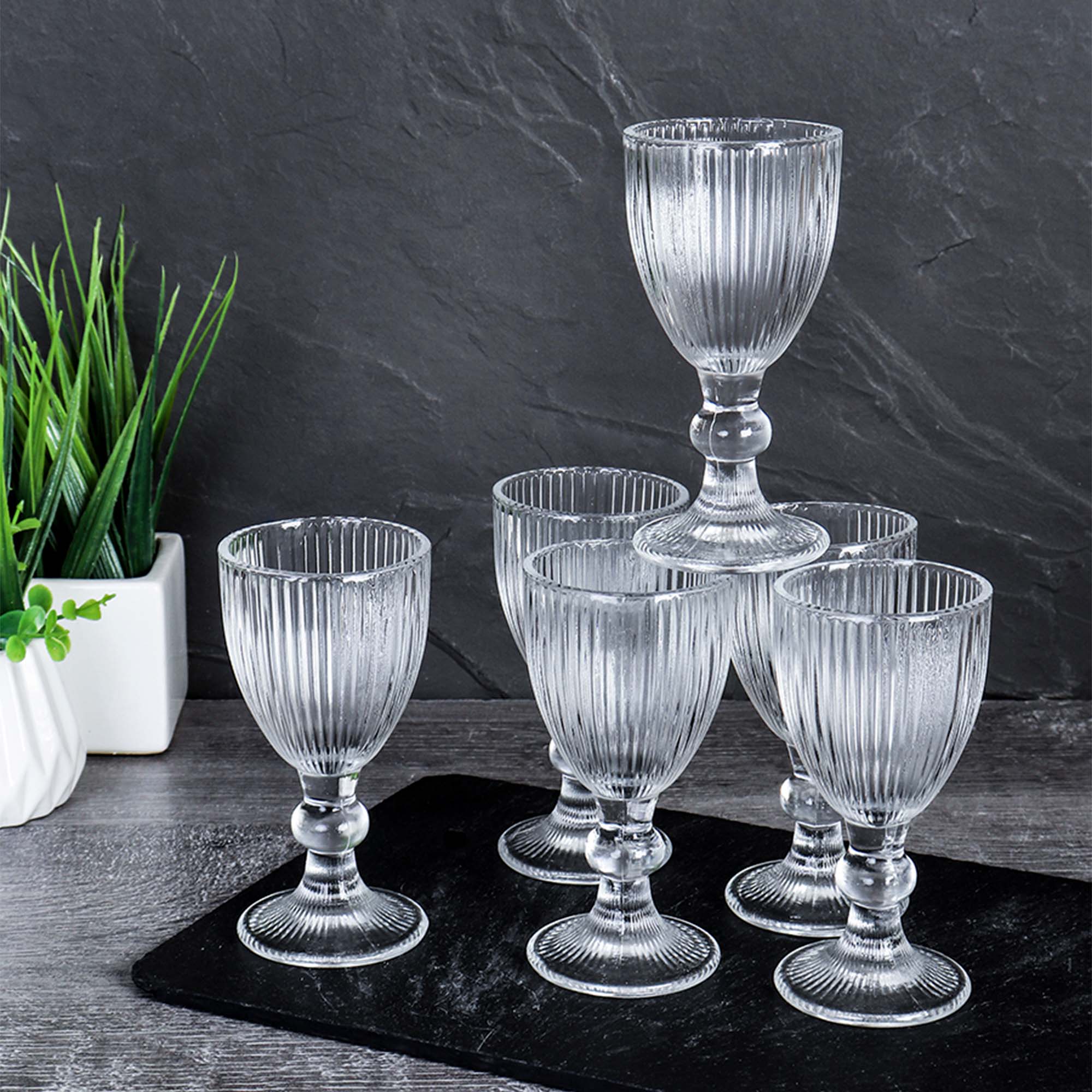 Рюмка 100мл 6шт Вертикаль GB-52 