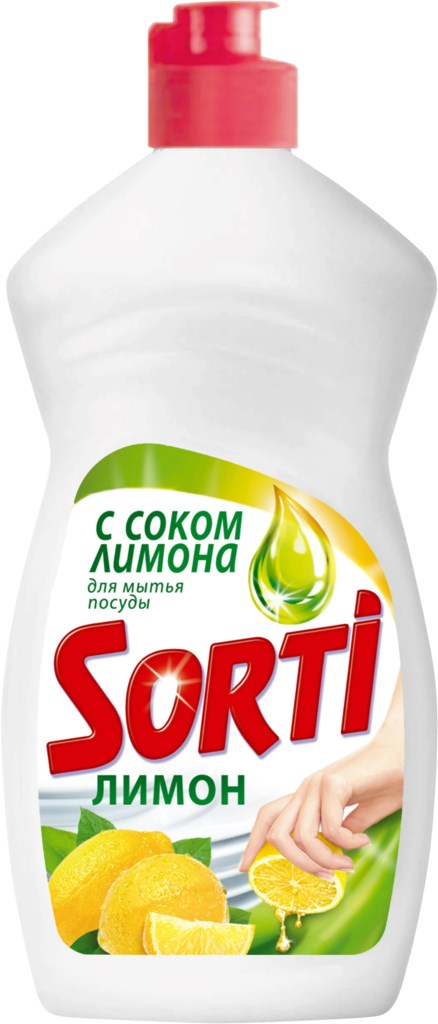 Средство для мытья посуды 450мл SORTI Лимон