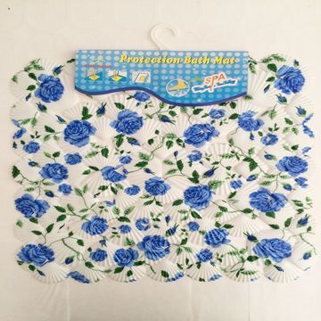 Коврик противоскользящий 53х53см на присосках, микс РД 46693