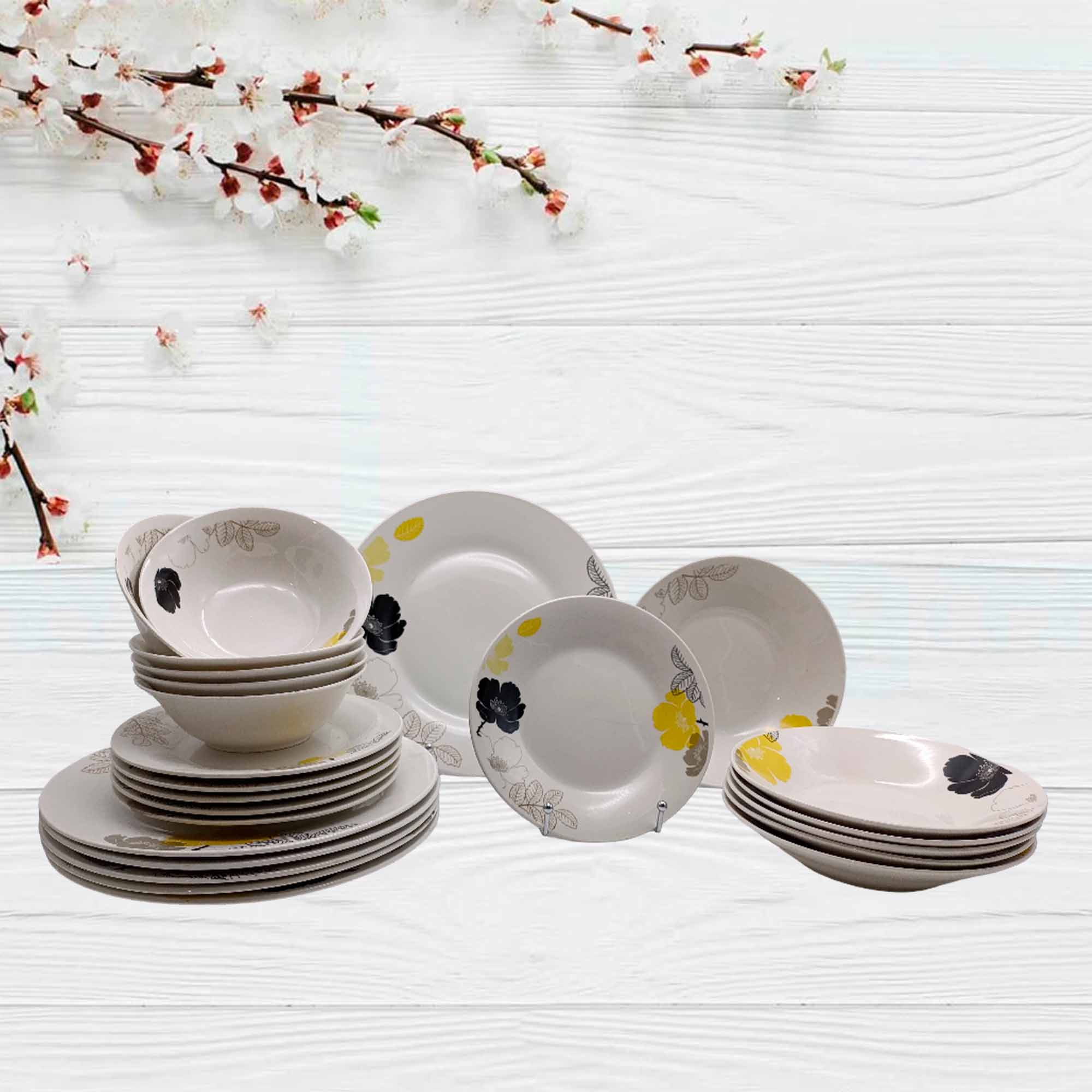 Сервиз столовый 24 предмета: тарелка на 27,19,20 РД83123