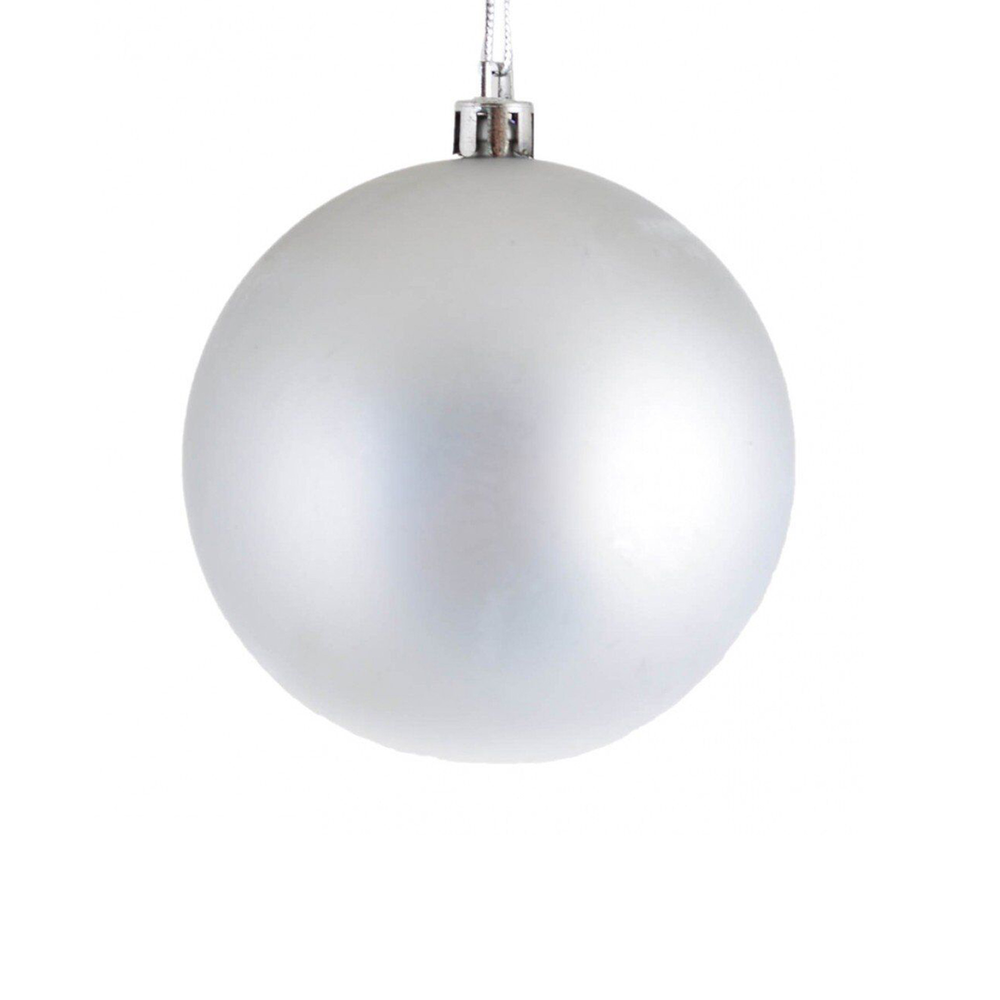 Шар Д-150мм серебро матовый