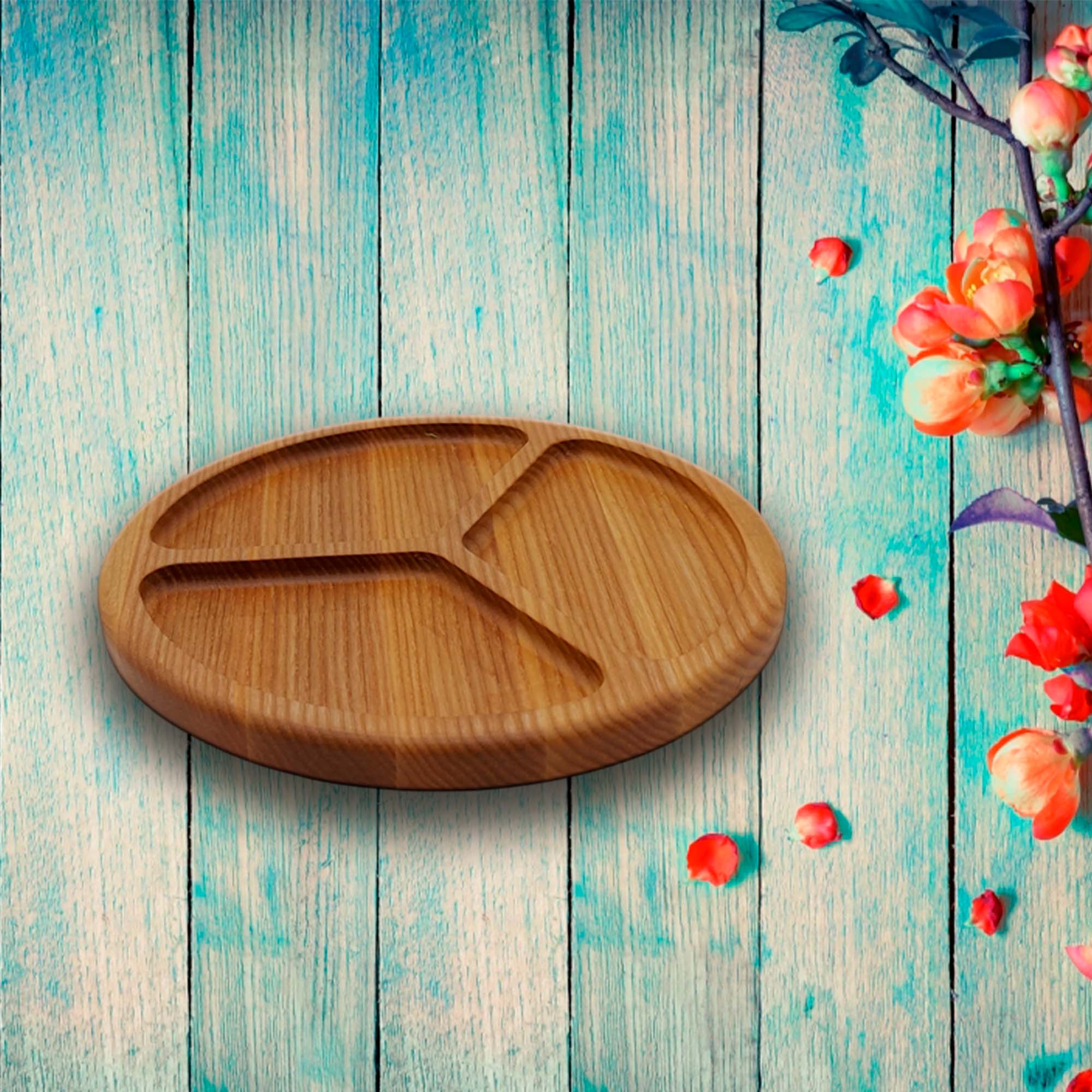 Менажница d 250мм ДомВуд Ясень Я240