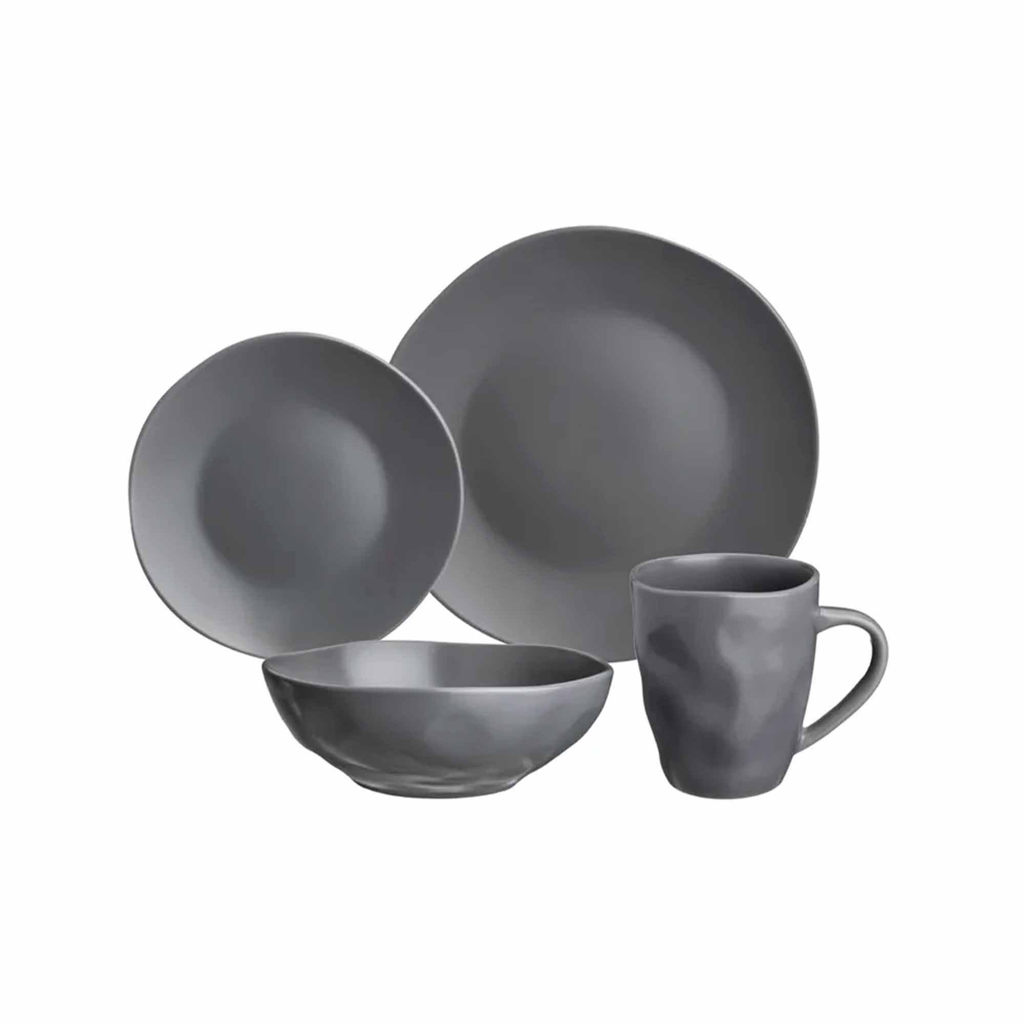 Набор столовый 16 предметов серый РД77108