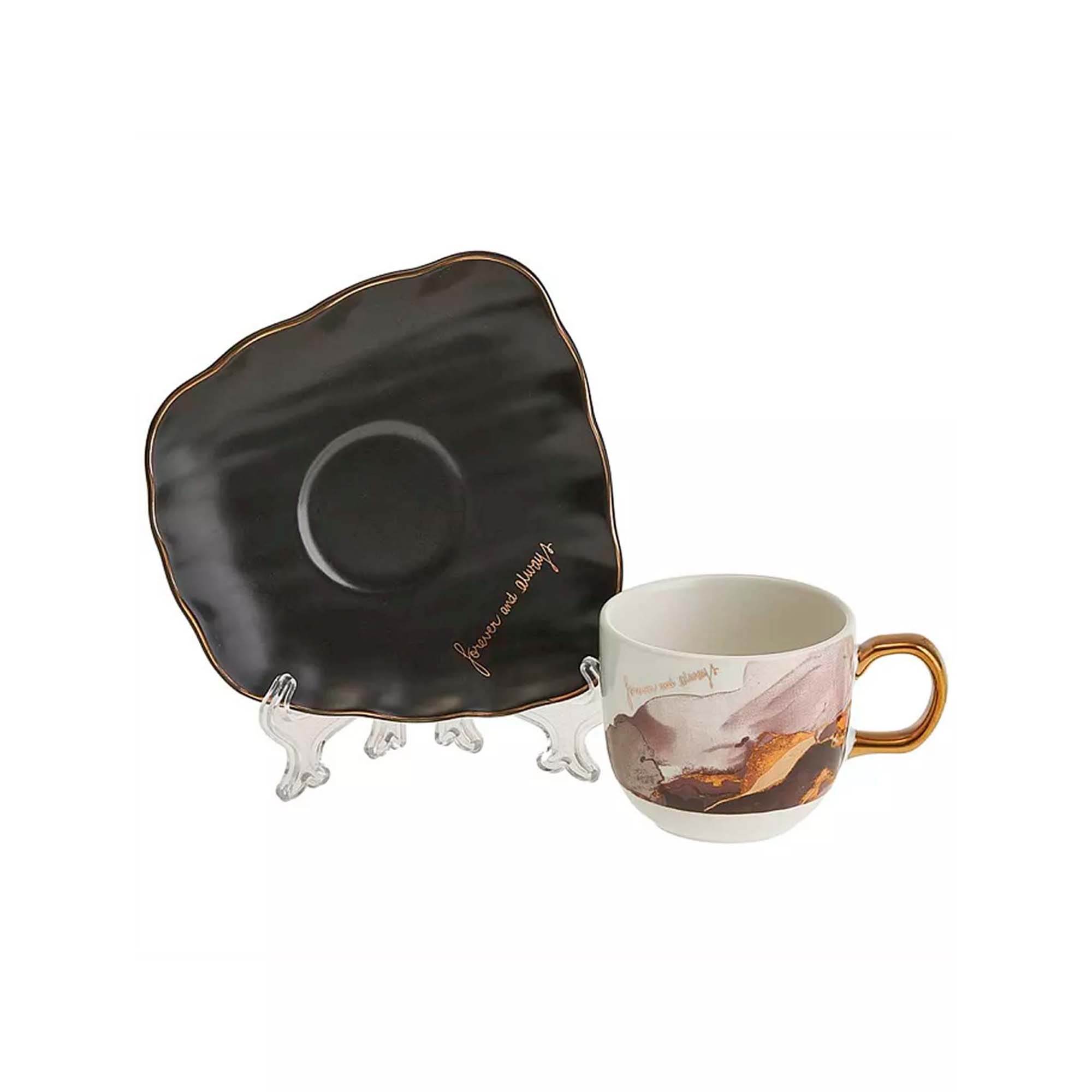 Набор кофейный 8пр. "Black Onix"