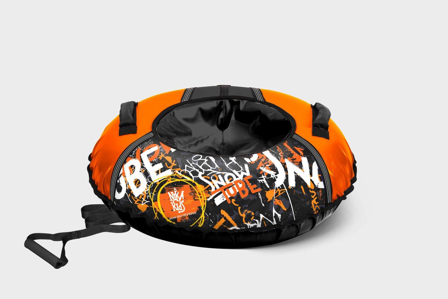 Тюбинг с рисунком ТБ1КР-95/ГО c граффити