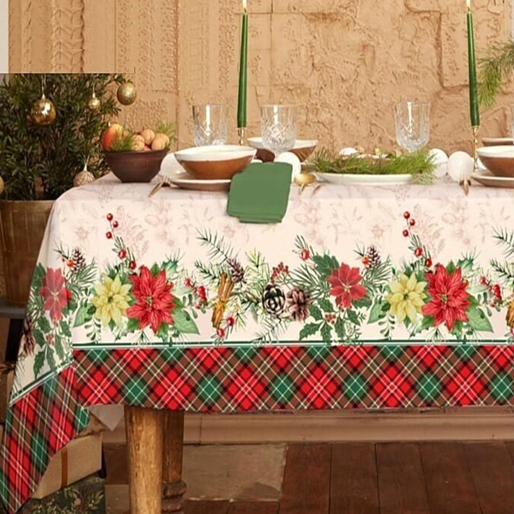 Скатерть из рогожки 150*220 ДомВелл 5018/1 Холли Скатерть из рогожки 150*220 ДомВелл 5018/1 Холли