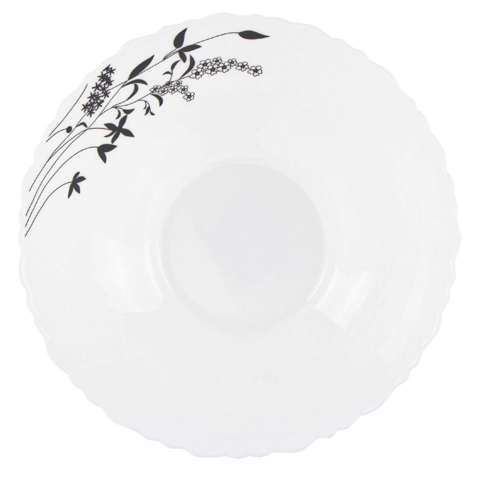 Миска 18см серии  Torix "Верона" белая с декором