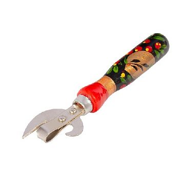 Открывалка 16см ручка дерево Хохлома