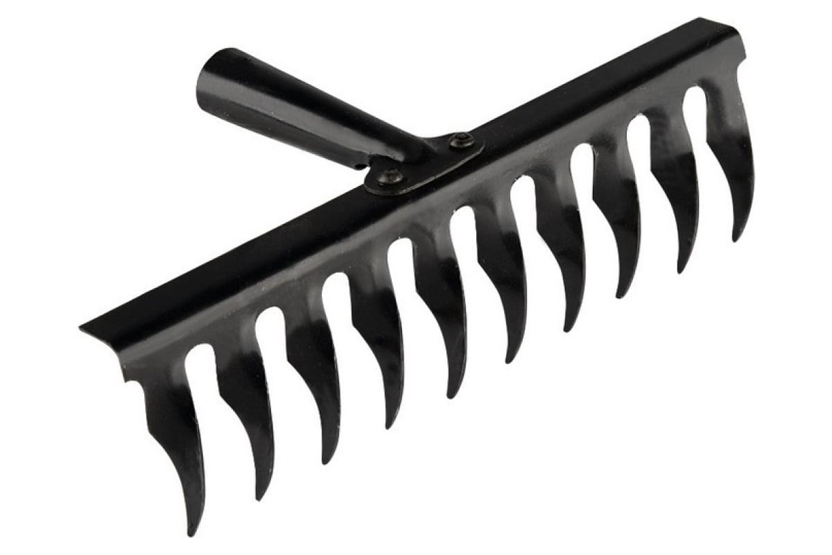 Грабли 10 зуб витые  эмаль б/ч ГВ-10