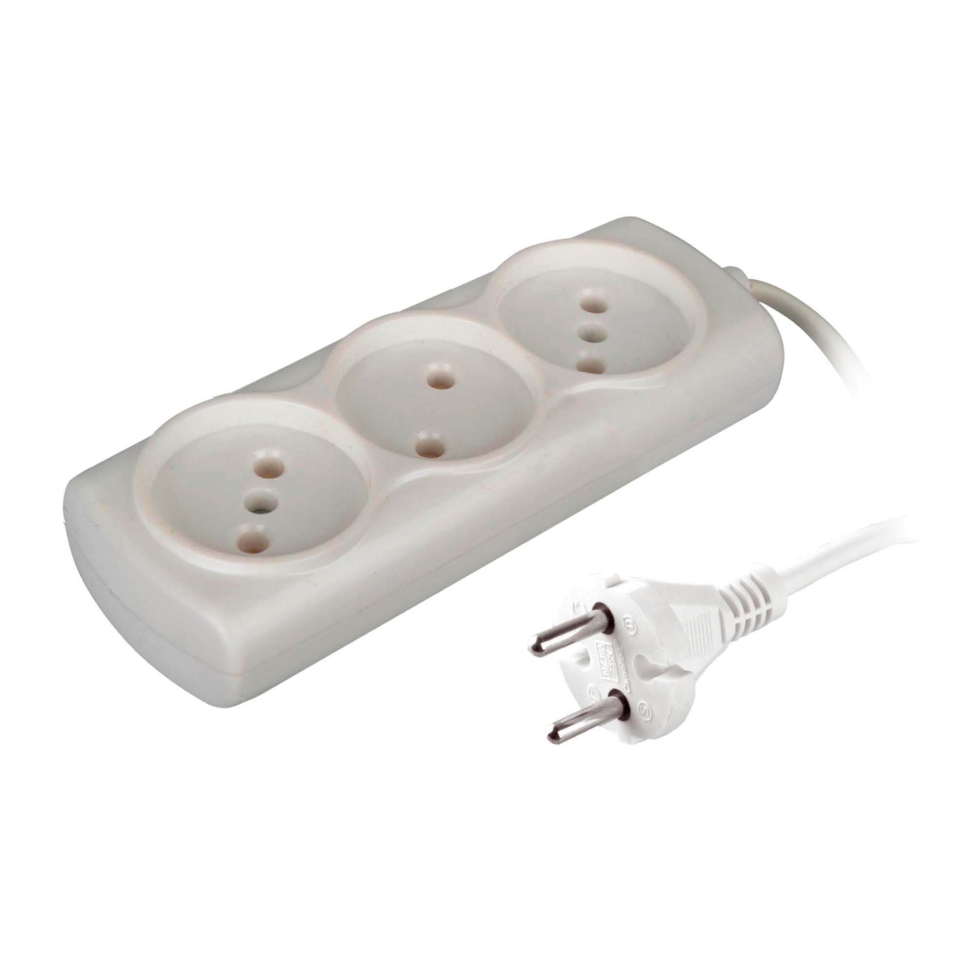 Удлинитель Volsten Si 3 x5 (.модель Р16-010 (5 метров, 6А, 1300Вт, ШВВП2х0,75))