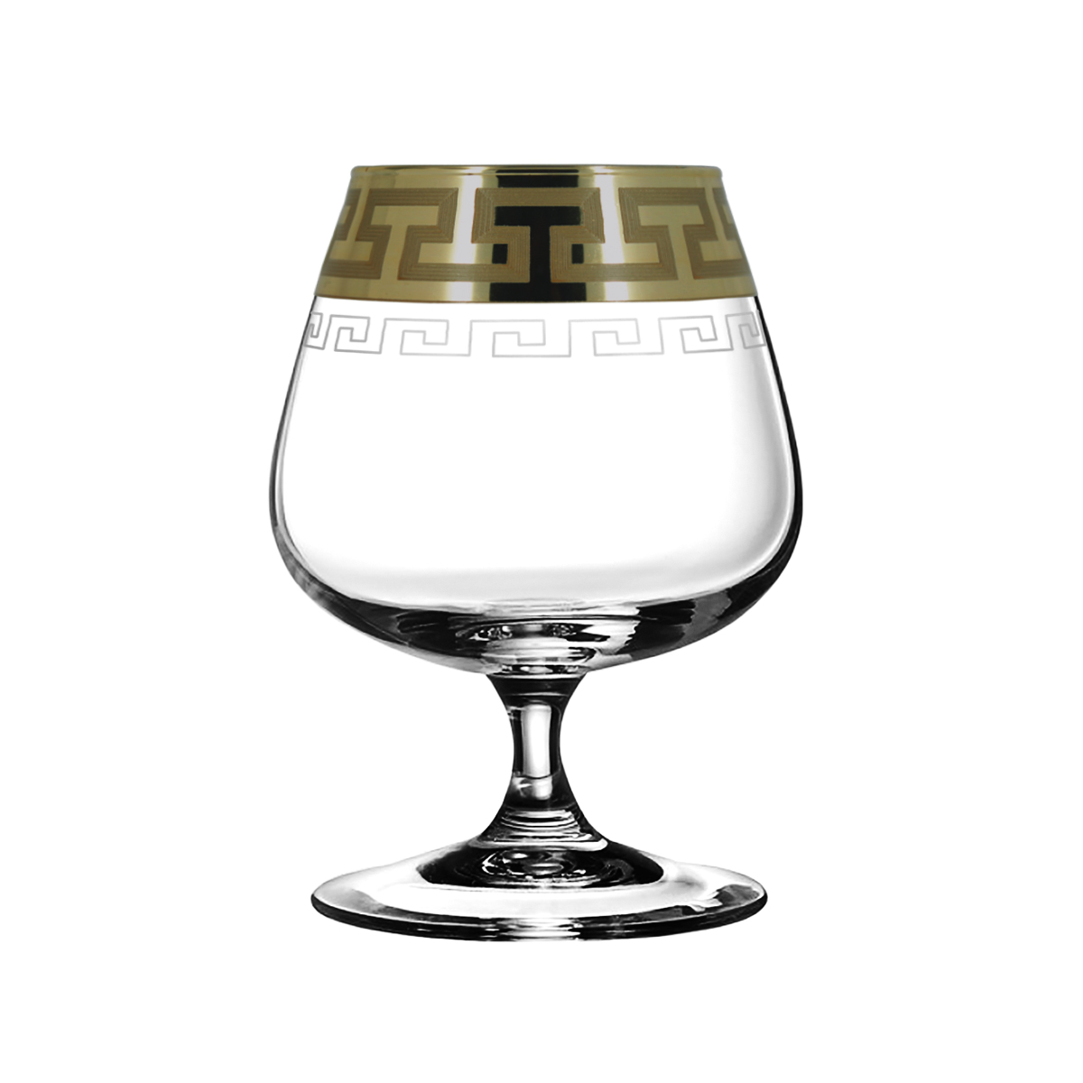 Бокал для бренди 400мл 6шт с узором "Греческий узор "