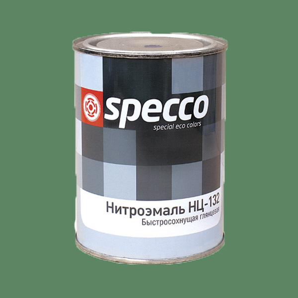 Эмаль НЦ-132КП 0,8кг салатовая "SPECCO"  