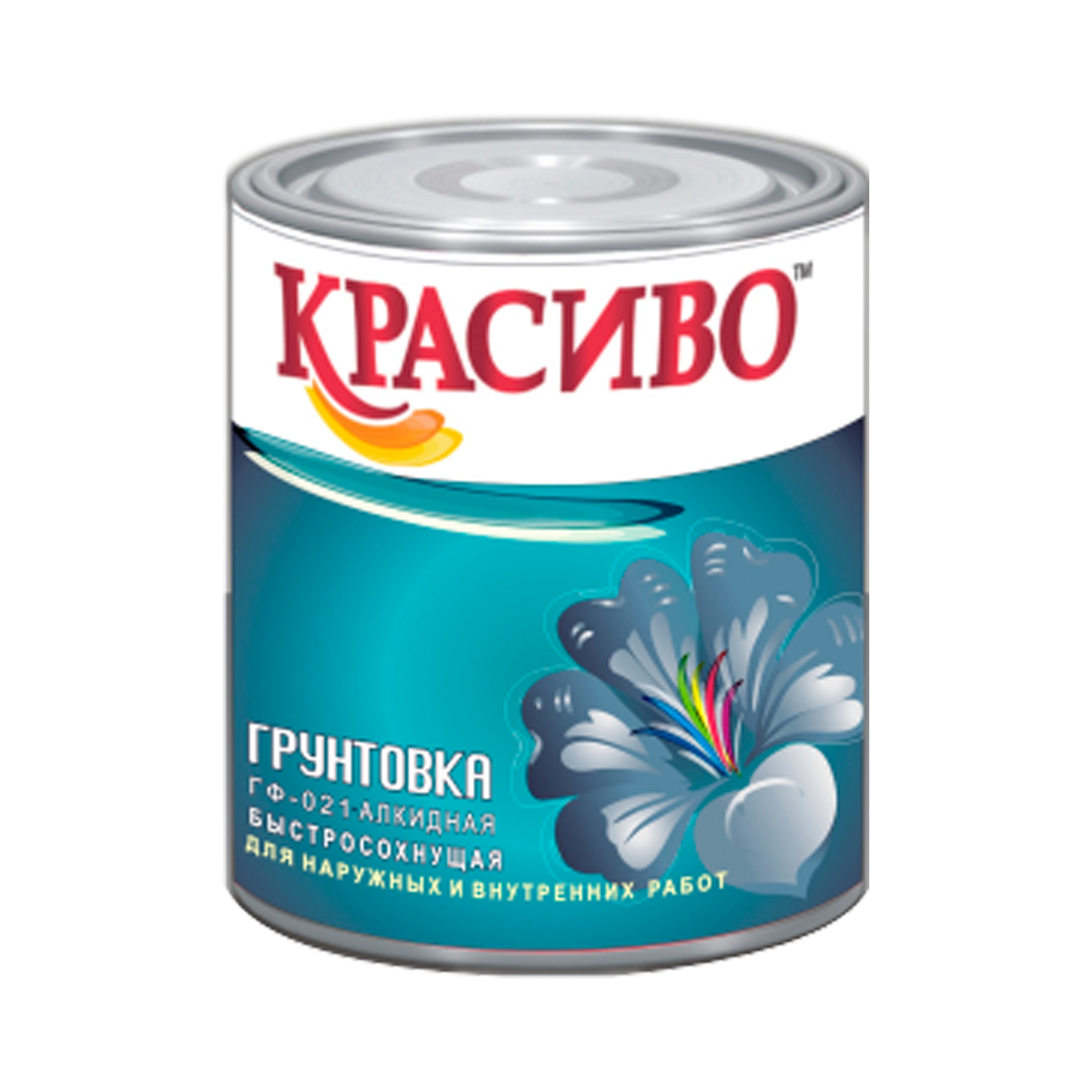 Грунтовка ГФ-021 1,8 кг т-сер Красиво