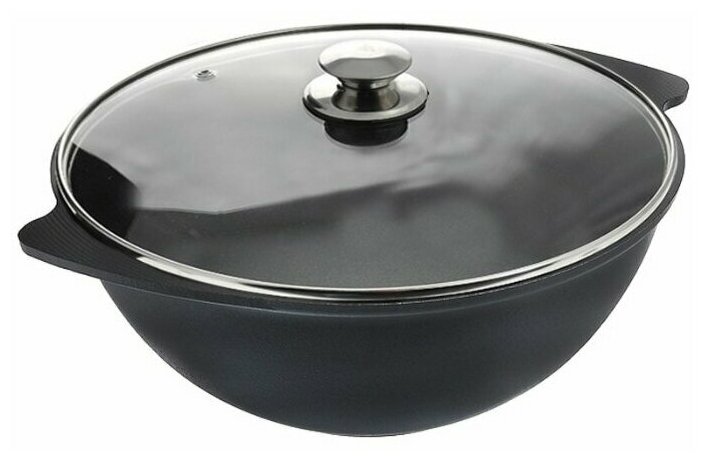 Казан 4,5л ал. литой для плова с апп ст.кр