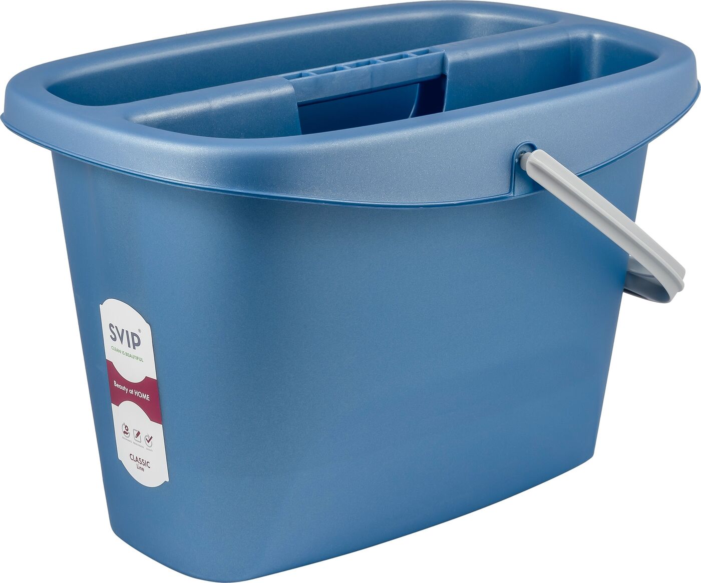 Ведро 13л прямоугольное "Step" индиго