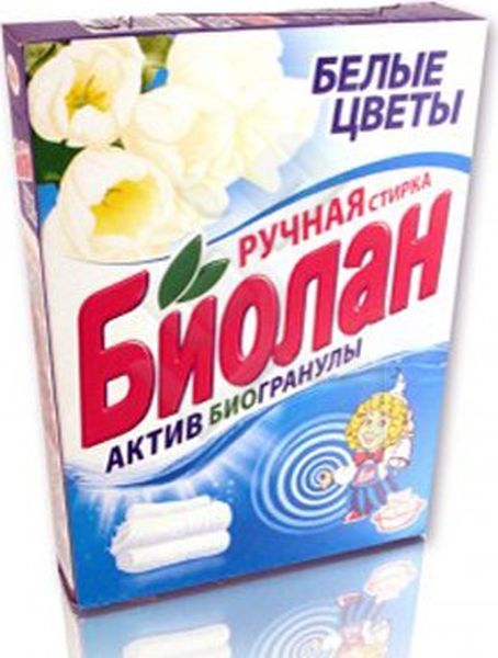 Стиральный порошок 350г БИОЛАН Белые цветы 