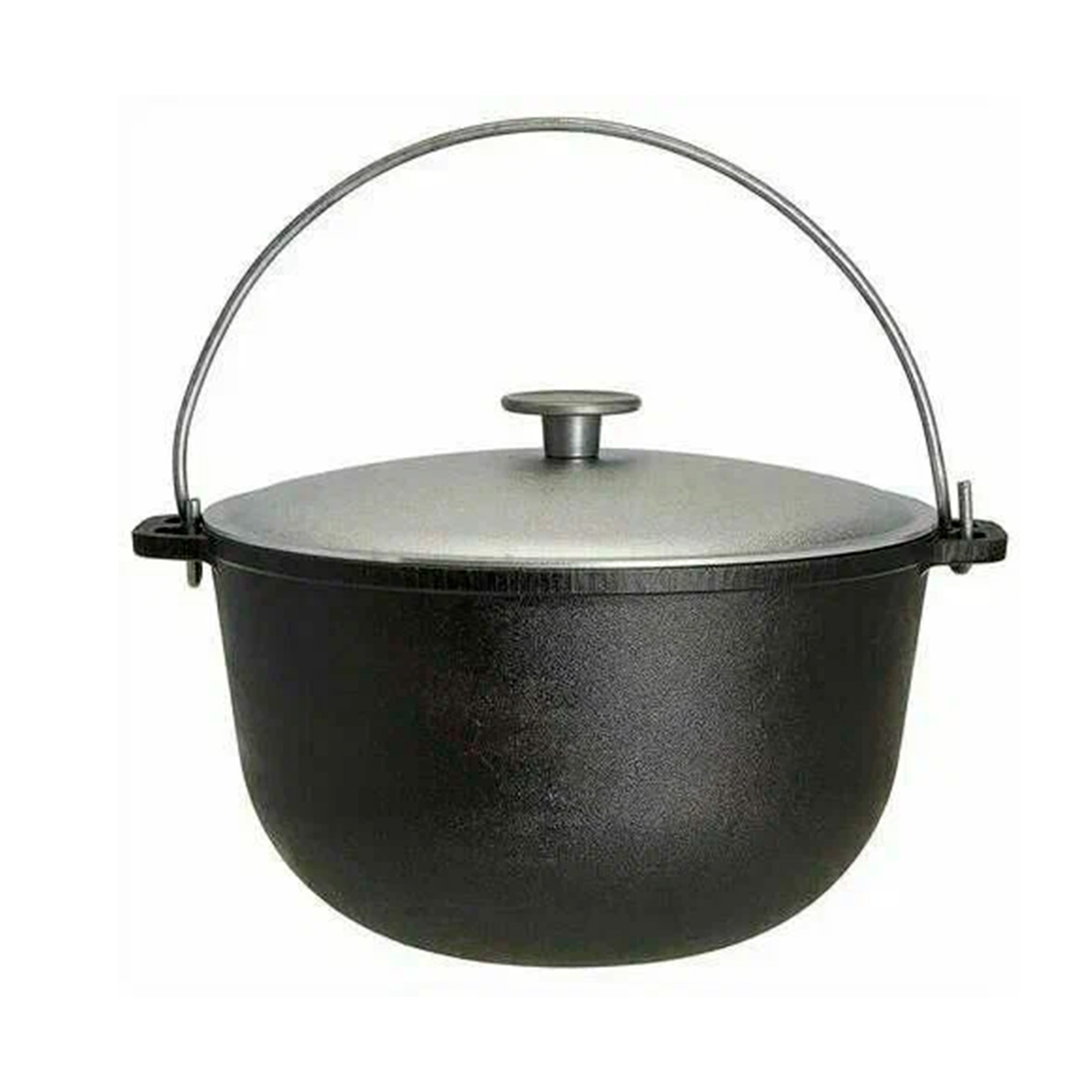 Казан 15л чугунный походный с алюминиевой крышкой "Туризм" д.360., ТМ ГАРДАРИКА 1515-6