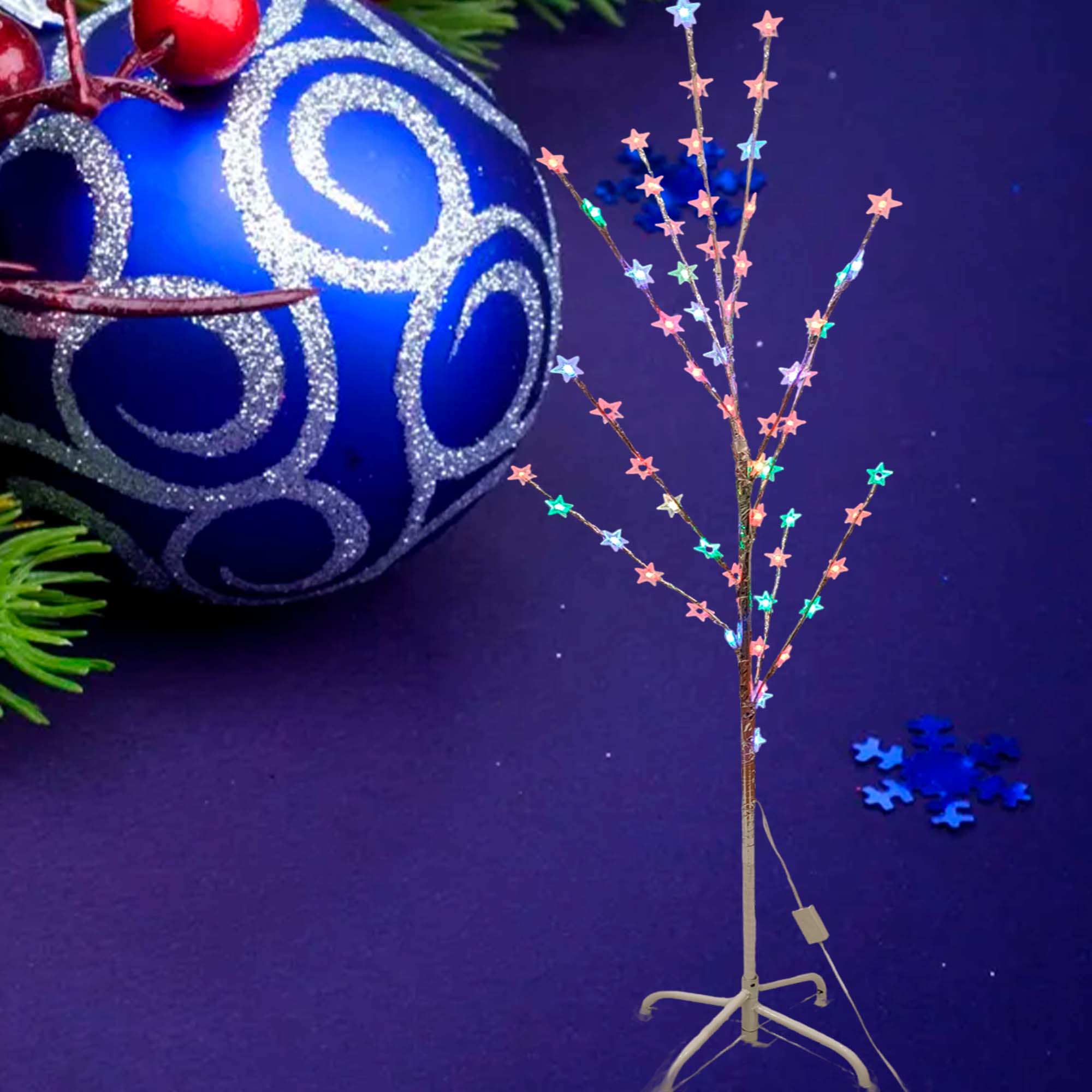 Светодиодное дерево, 1.5 м,  свечение мульти РД18362