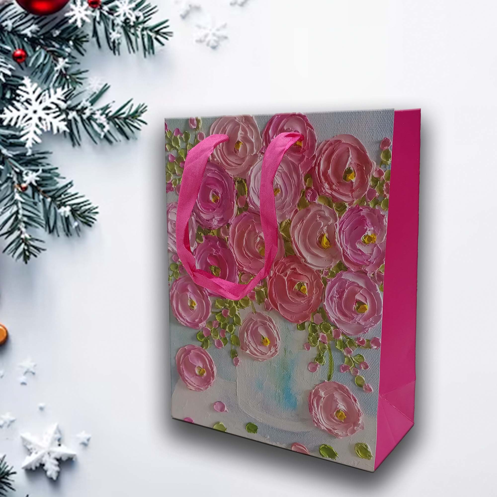 Пакет подарочный ламинированный 18х23х8см РД21232