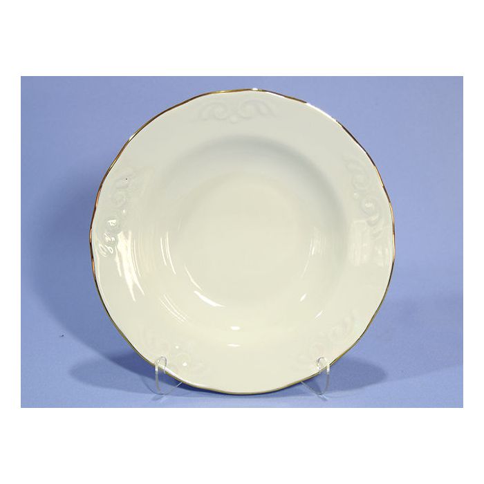 Тарелка 220мм глубокая "Надежда" "Без деколи " 7С1922Ф34