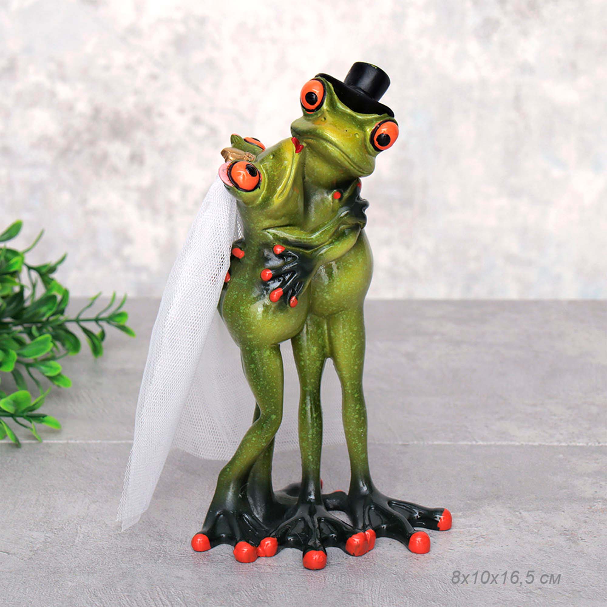 Фигурка Лягушка Жених и Невеста 17см  YX99041 