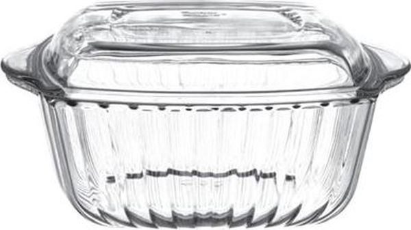 59029 Кастрюля рифл. с кр. 2л "БОРЖАМ" 232*232 д/СВЧ