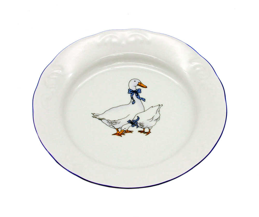 Тарелка 240мм мелкая ф548 "Надежда" "Гуси" 