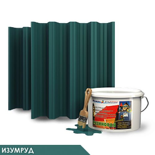Краска "Резиновая" №14 Изумруд 3кг 