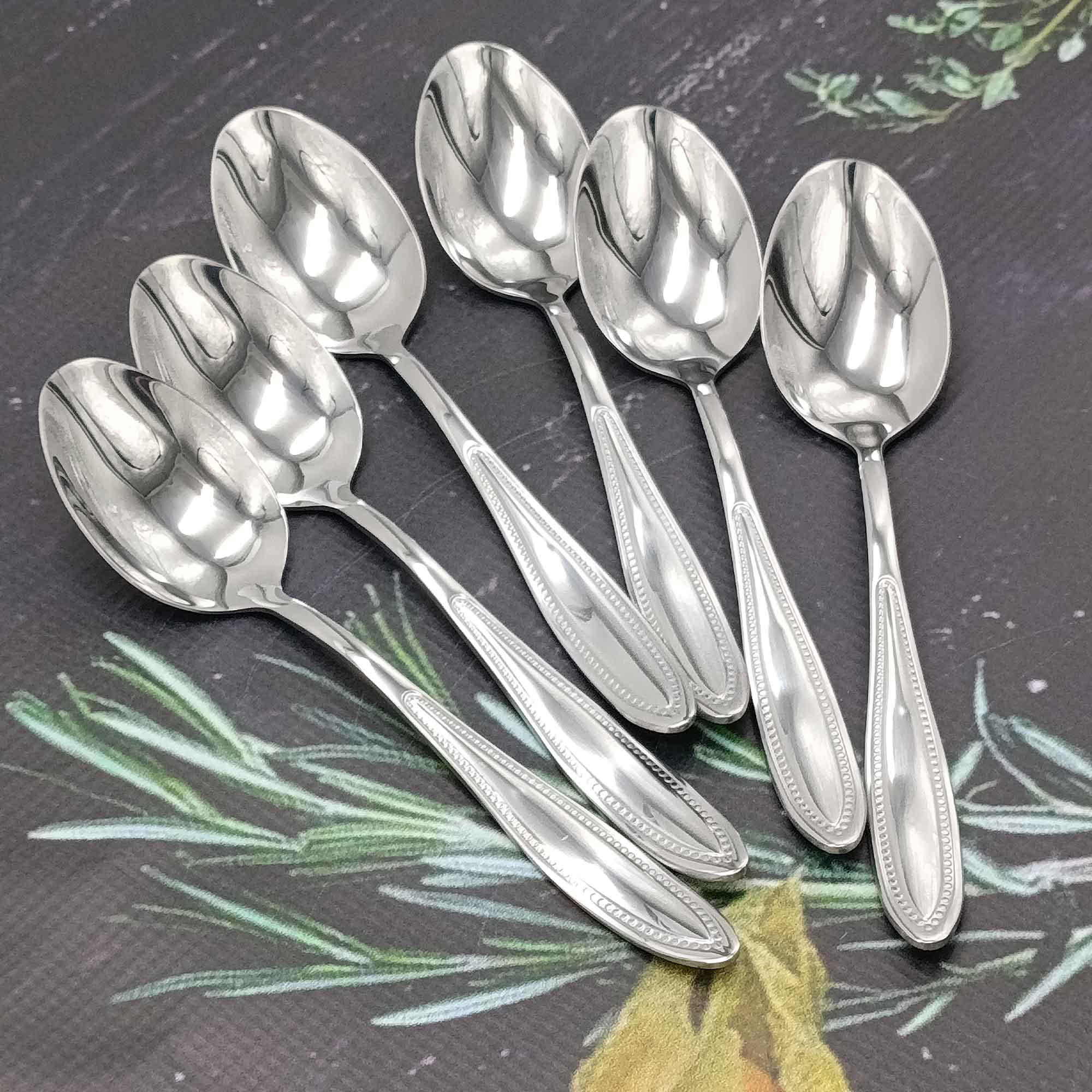Набор ложек столовых  6шт "Капелька" нерж/сталь РД86650