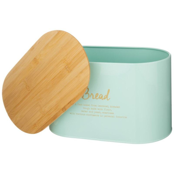 Набор Agness Meadow хлебница 340х180х200мм, банка для сыпучих 3шт 950мл металл