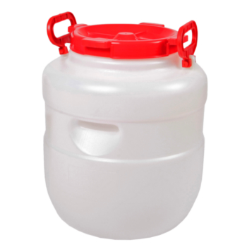 Бочка 30л Дачная круглая белая