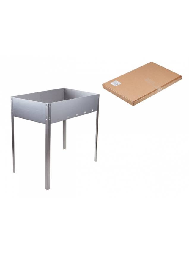 Мангал Бастион 500х300х500 толщина 0,8мм в коробке 