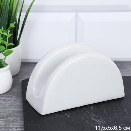 Салфетница 11см фарфор LU-104 