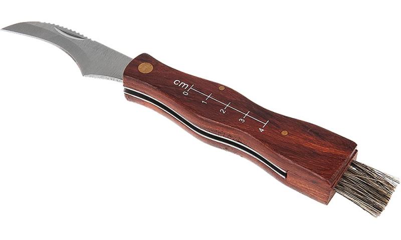 Нож 21см грибника (лезвие складывается l=8см.) (упаковочный пакет)