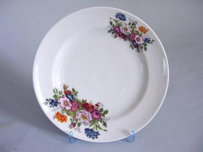 Тарелка 240мм мелкая ф.653 "Идиллия" "Букет цветов"