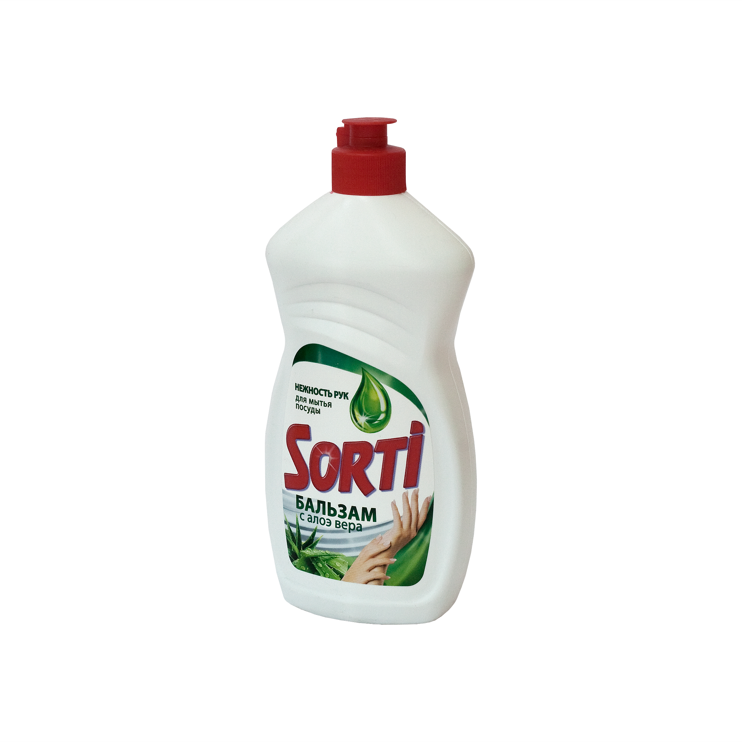 Средство для мытья посуды 450мл SORTI Капля  Алоэ